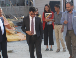 Sekoms Expedito Loro Dias  Hare’e Ho Matan Progresu Konstrusaun Edifisiu Foun RTTL, EP