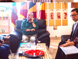 EMBAIXADOR ABEL GUTERRES COM INVESTIDORES DE BRUNEI REÚNE-SE COM O PRESIDENTE DA REPÚBLICA