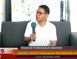 Intervista Eskluziva : FM Ejize  Investigasaun Superior PCIC