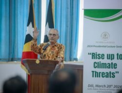 President Ramos-Horta Calls For United Action On Climate Change