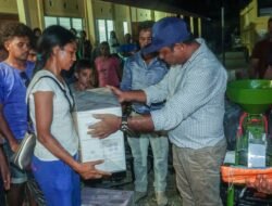 Komunidade  Alaua-leten Agradese Ba Apoiu Husi Xefe Estadu José Ramos Horta