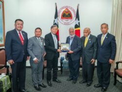 Membru Senadu Tailándia, Jenerál Boonsrang Niumpradit Ho Delegasaun Hasoru PM Xanana